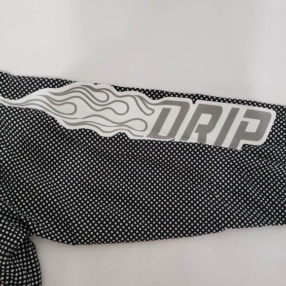 NEW!! EPTM SIZE XL The Perfect Example Drip Flame Black Polka Dot Shirt 8786 - Picture 4 of 11